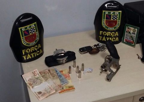 Preso no São José por porte de arma