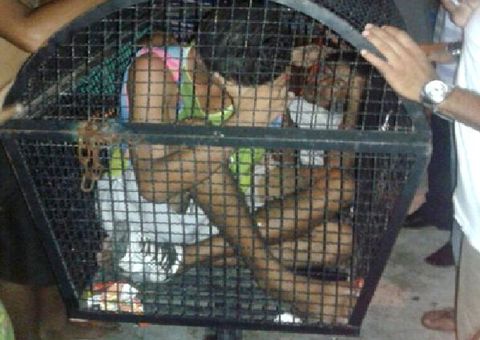  Ladrões são humilhados e jogados na lixeira por populares em Maceió