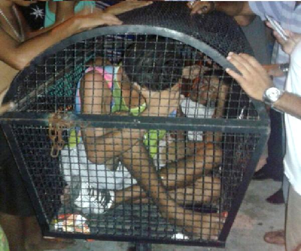  Ladrões são humilhados e jogados na lixeira por populares em Maceió