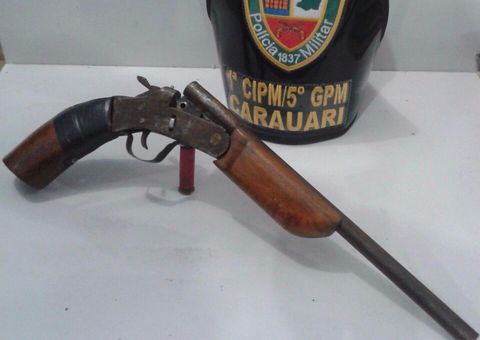 Em Carauari, homem é preso por porte ilegal de arma