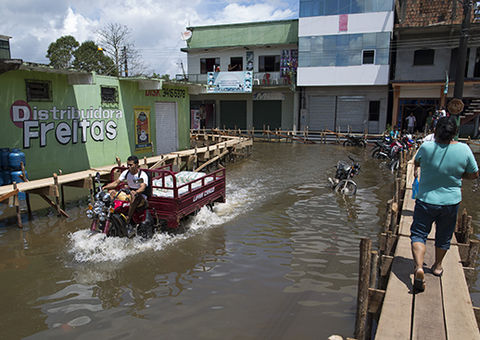 Alto Solimões pode ter cheia histórica, Defesa Civil amplia atendimento 