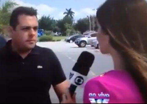 Equipe da Globo é assaltada durante reportagem ao vivo