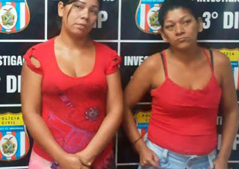 Três mulheres são presas com quase 1 kg de cocaína