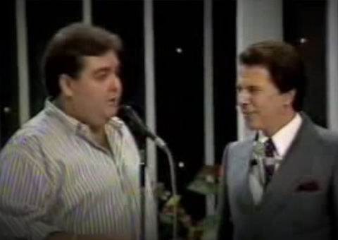 Confira o dia em que Faustão fez um stand-up no programa do Sílvio Santos