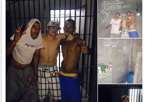Presidiário novato posta selfies com Iphone de dentro da cadeia "tô presoooooo"