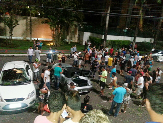 Em alta velocidade, BMW detona Focus na Ponta Negra