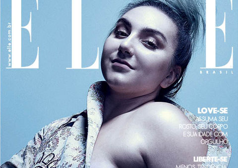 Revista coloca seminua modelo Plus Size (de verdade) e sem Photoshop na capa
