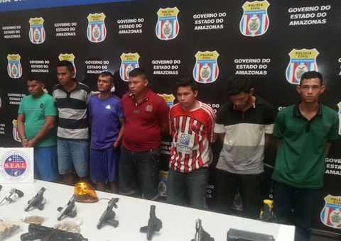 Grupo de extermínio em Manaus é preso com arsenal de armas e R$ 20 mil