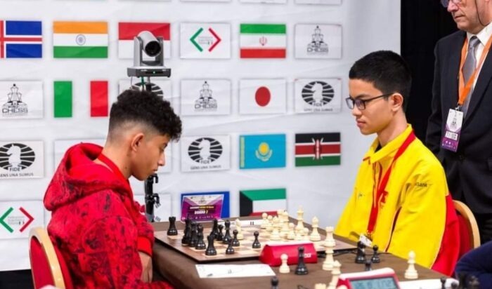 Atleta do Amazonas representa o Brasil em campeonato de xadrez na Itália