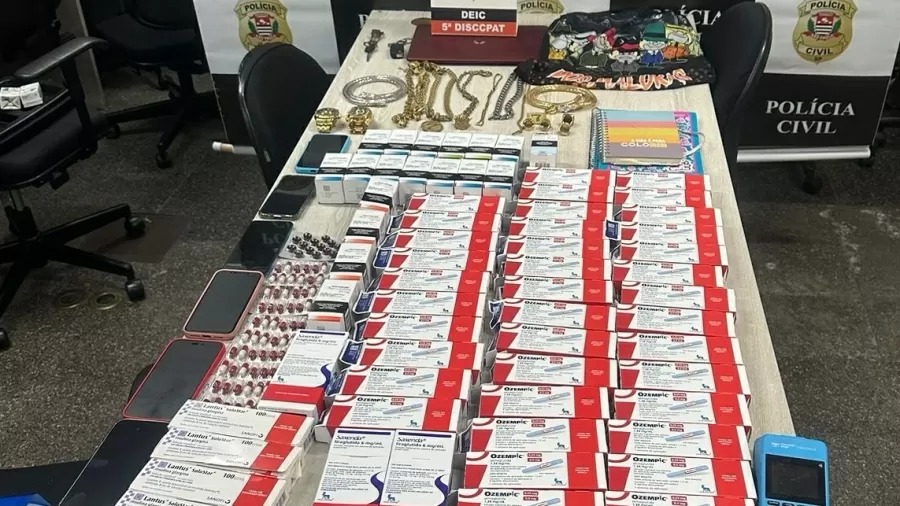 'Quadrilha da Ozempic' roubou R$ 1,2 milhão em medicamentos em farmácias