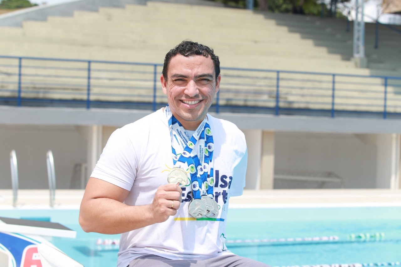 Paratleta amazonense brilha em Meeting de Natação no Ceará