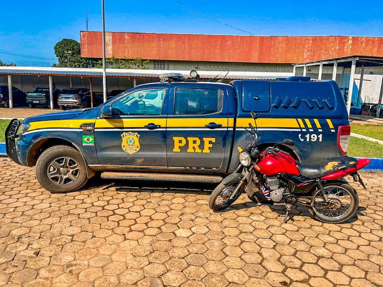 Motocicleta adulterada é apreendida pela PRF no Amazonas