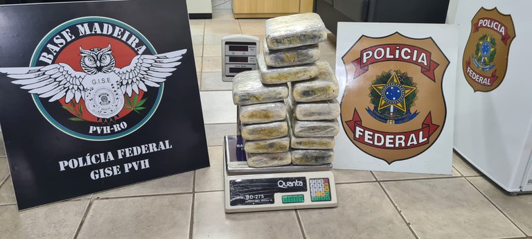 PF prende amazonense com 14 kg de drogas em aeroporto