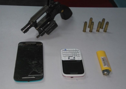 Foragido da Justiça é capturado com arma de fogo no Centro