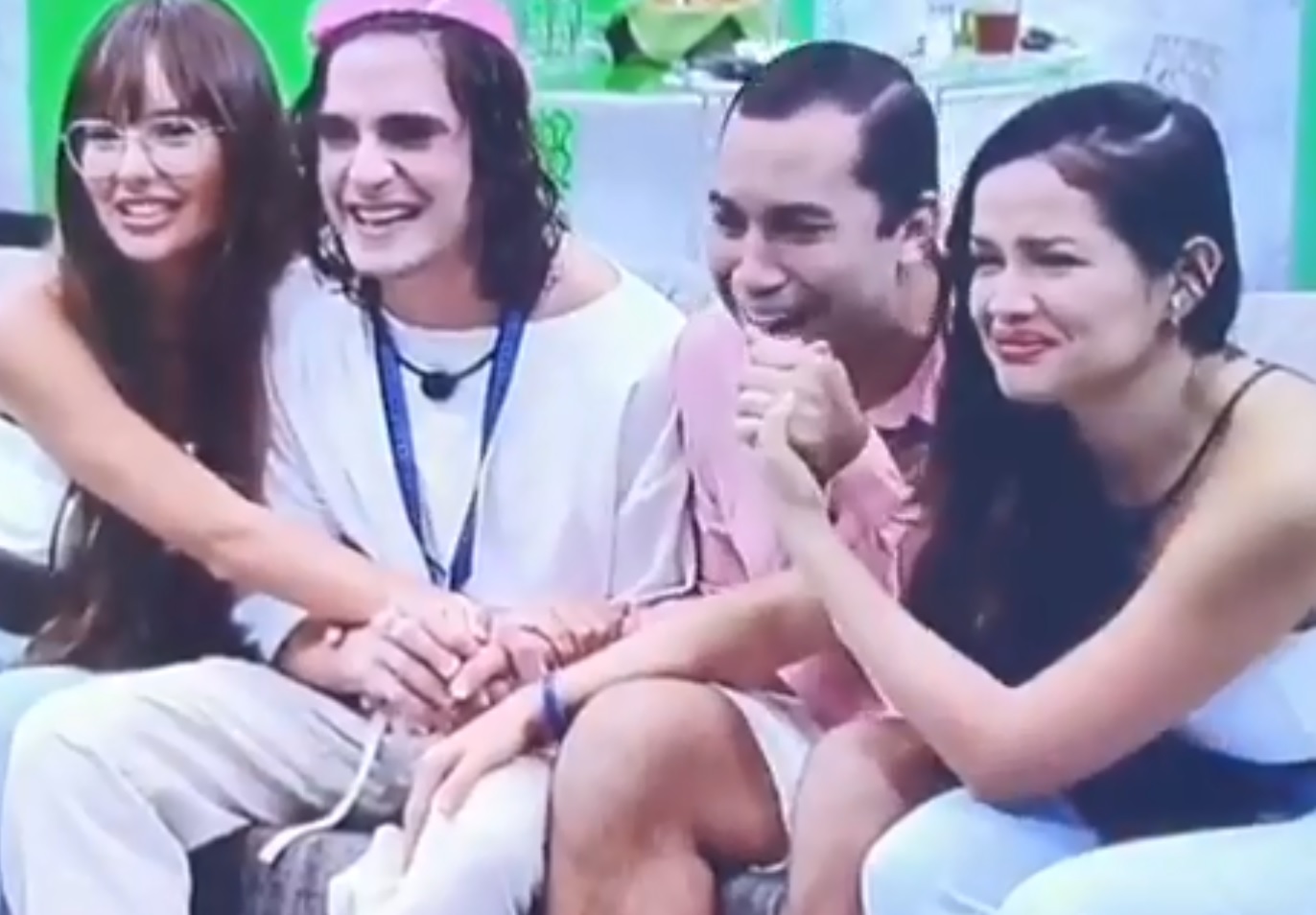 Gil chama Juliette pra almoço do Anjo com Fiuk; veja os vídeos da famílias