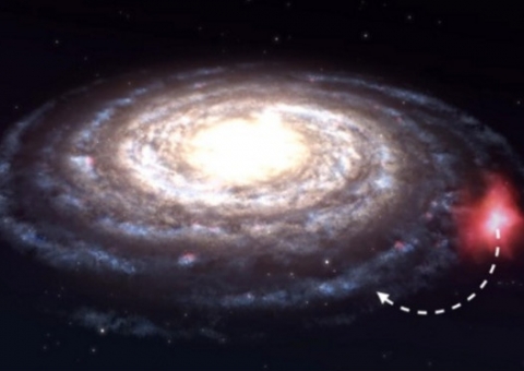 Nuvem de gás colidirá com Via Láctea e choque deve criar novas estrelas