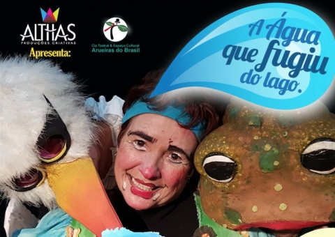 Turnê nacional do espetáculo ‘A Água que fugiu do Lago’ chega a Manaus