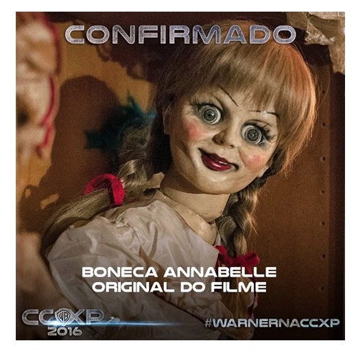 Boneca amaldiçoada Annabelle vem ao Brasil divulgar seu novo filme