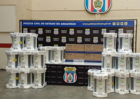 Em Manaus, parte de carga avaliada em um milhão de reais é recuperada pela polícia 