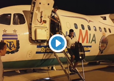 Argentina viajou no mesmo avião que o Chapecoense para enfrentar o Brasil