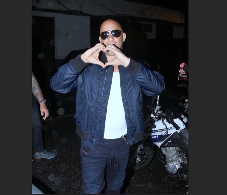 Vin Diesel curte balada em São Paulo