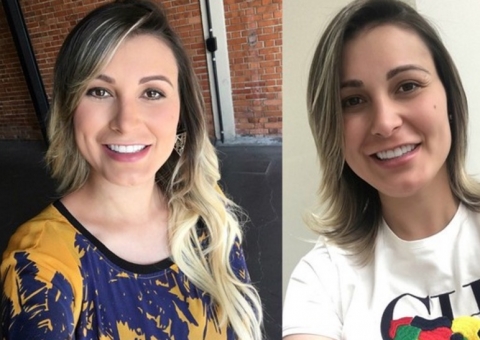   Andressa Urach tira aplique e vai mudar visual para agradar marido: "ele prefere"