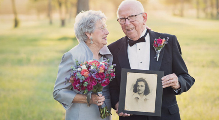 Casal faz ensaio fotográfico para celebrar união e surpreende pelo tempo de casamento