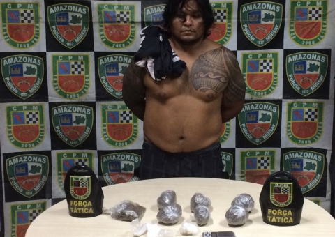 Após denúncias, homem é preso com drogas na Zona Norte de Manaus 