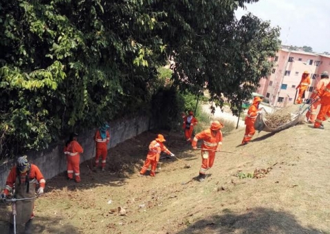 Nova Cidade, Hileia e Parque Riachuelo recebem mutirão de limpeza 