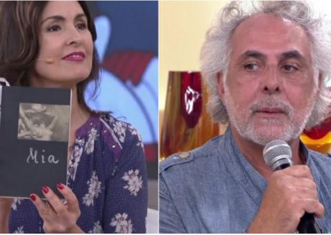 Fátima Bernardes esquece presente que ganhou de ator e comete gafe no “Encontro”