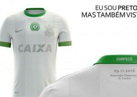 Corinthians desiste de usar camisa da Chapecoense no jogo de domingo