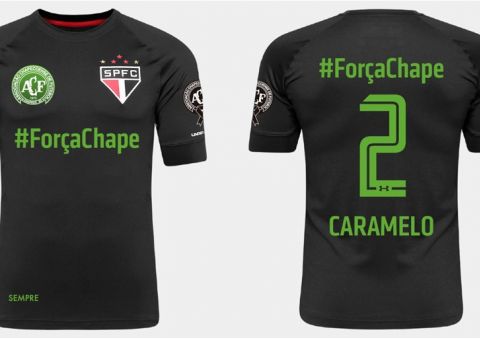 São Paulo vai jogar com uniforme especial em homenagem as vítimas da tragédia áerea