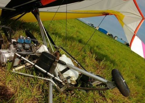 Empresário morre em queda de ultraleve