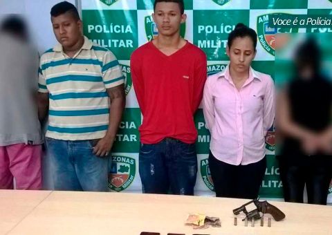 Grupo é detido suspeito de roubo na Zona Oeste de Manaus 