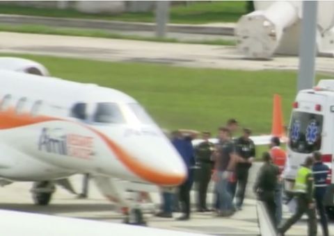 1º sobrevivente de voo da Chape é transferido para o Brasil; voo fará parada em Manaus