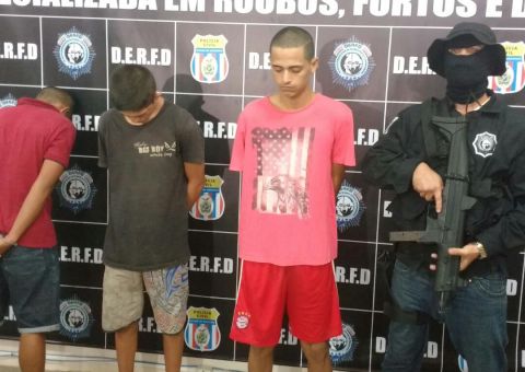 Trio suspeito de matar aposentado é preso em Manaus