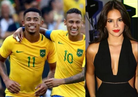 Amigo de Neymar, Gabriel Jesus polemiza ao comentar nudez de Bruna Marquezine na TV