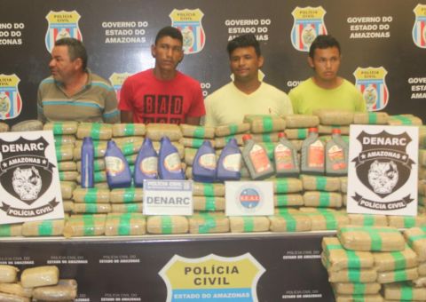 Grupo é preso com 600 kg de drogas no Porto da Manaus Moderna