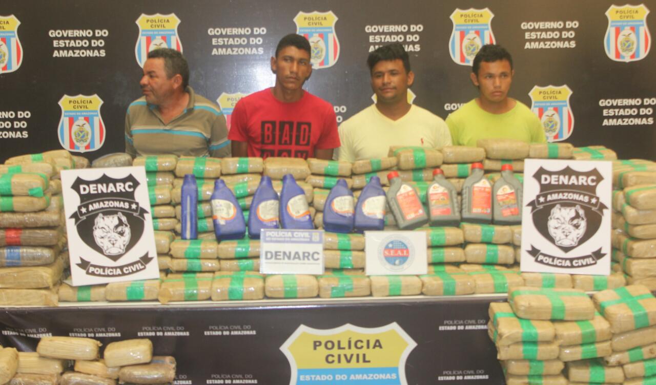 Grupo é preso com 600 kg de drogas no Porto da Manaus Moderna