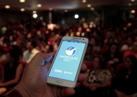Matrículas de novos alunos poderão ser feitas por aplicativo de celular