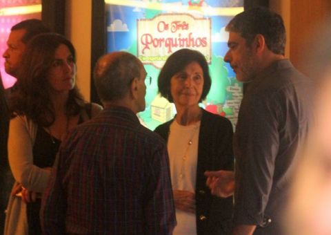 Fátima Bernardes e William Bonner foram vistos juntos neste sábado