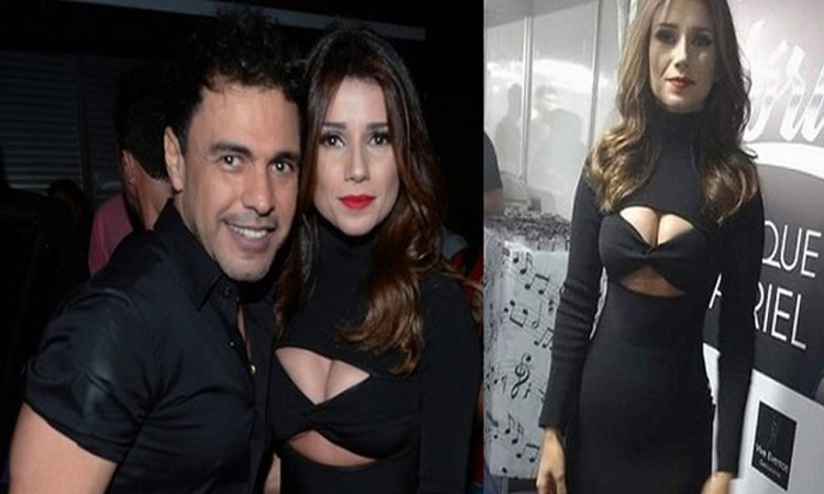 Paula Fernandes exagera no decote e Zezé Di Camargo sai em defesa. Veja