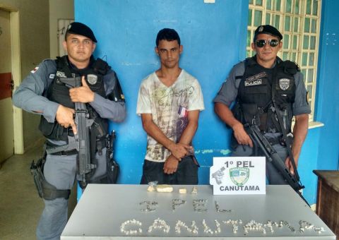 Homem é preso por amordaçar idoso e vender drogas no AM