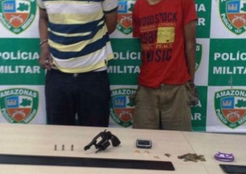 Adolescentes são apreendidos após assalto à academia em Manaus
