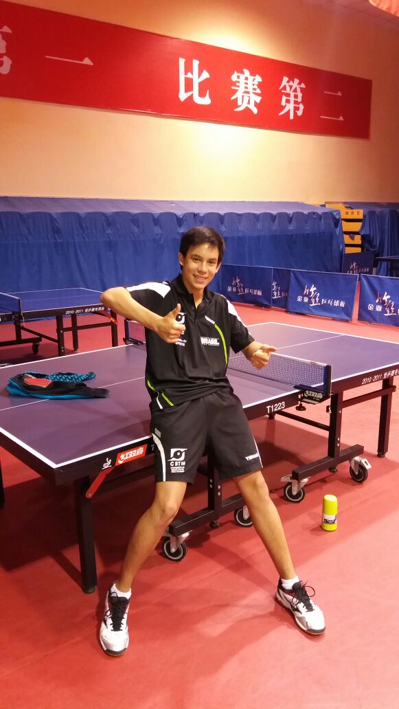 Mesatenista amazonense passa por intercâmbio esportivo na China