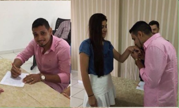 Após atravessar fronteira a pé, amazonense que perdeu casamento tem final feliz