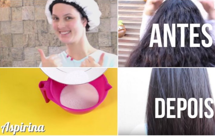 Blogueira causa na web ao ensinar progressiva caseira feita com aspirina 