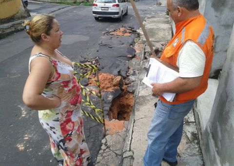 Sobe para 16 número de ocorrências registradas pela Defesa Civil em Manaus  
