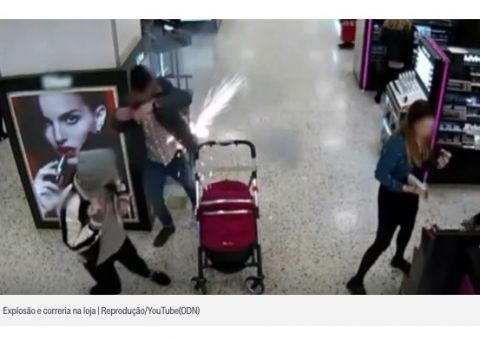 Cigarro eletrônico explode perto de bebê em shopping 