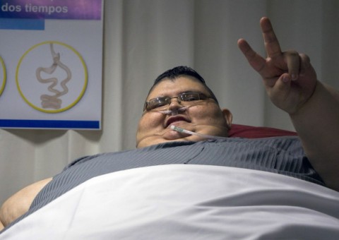 Homem mais gordo do mundo começa tratamento para recuperar a saúde